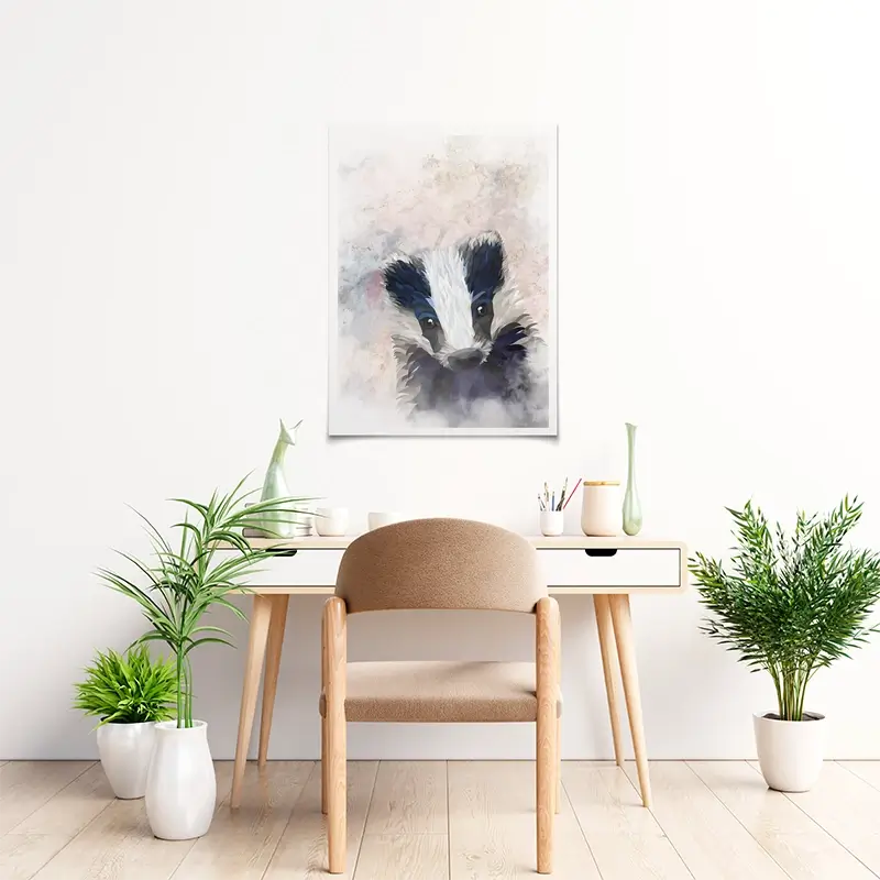 Badger Haze Art Print