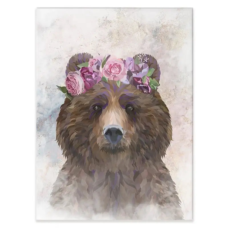 Bear Haze Canvas Print