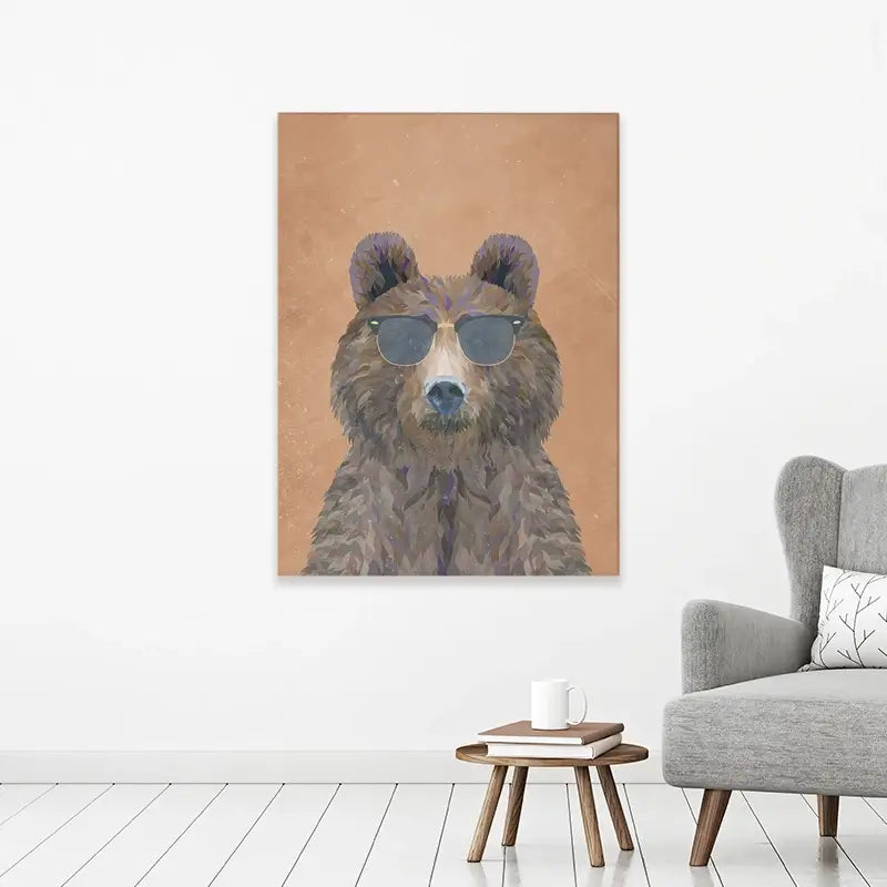 Beary Nice To Meet You Canvas Print