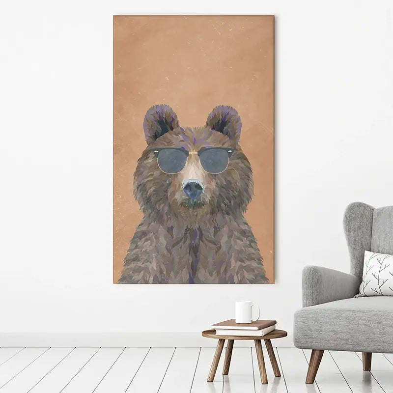 Beary Nice To Meet You Canvas Print