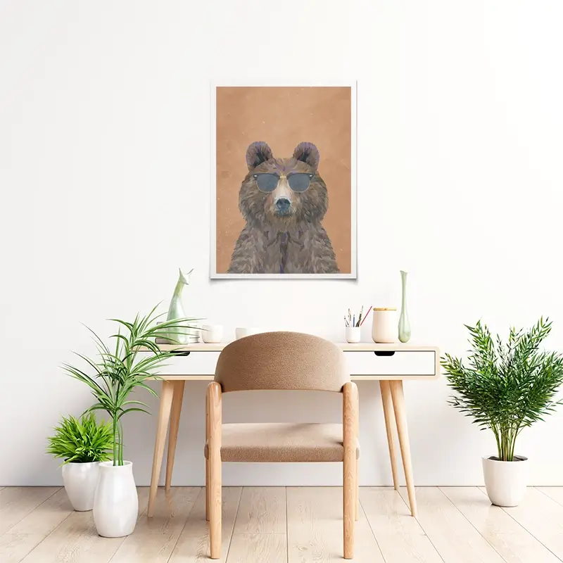 Beary Nice To Meet You Art Print