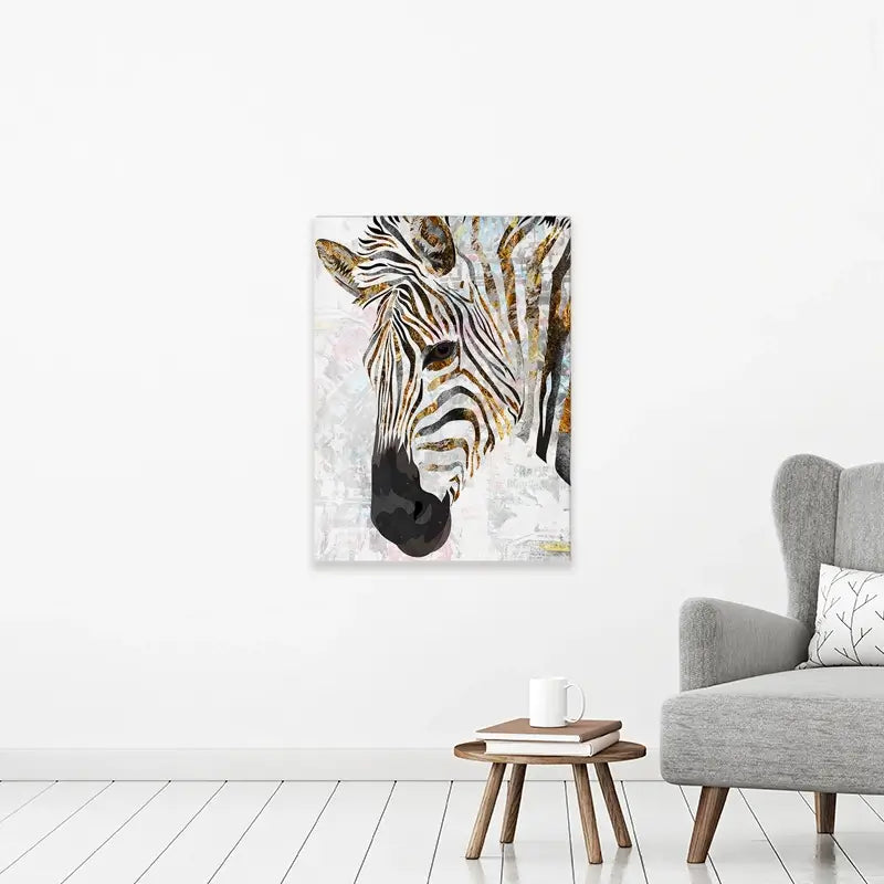 Beautiful Zebra Canvas Print