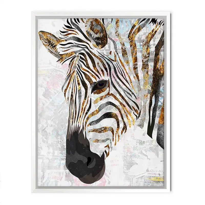 Beautiful Zebra Canvas Print