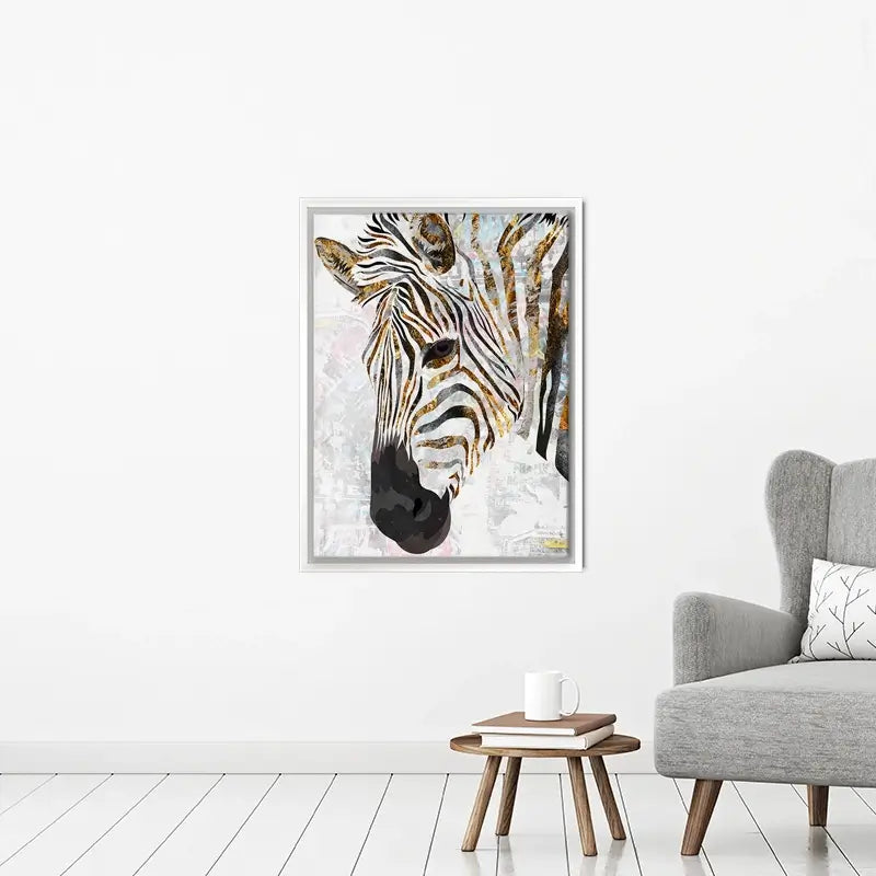 Beautiful Zebra Canvas Print