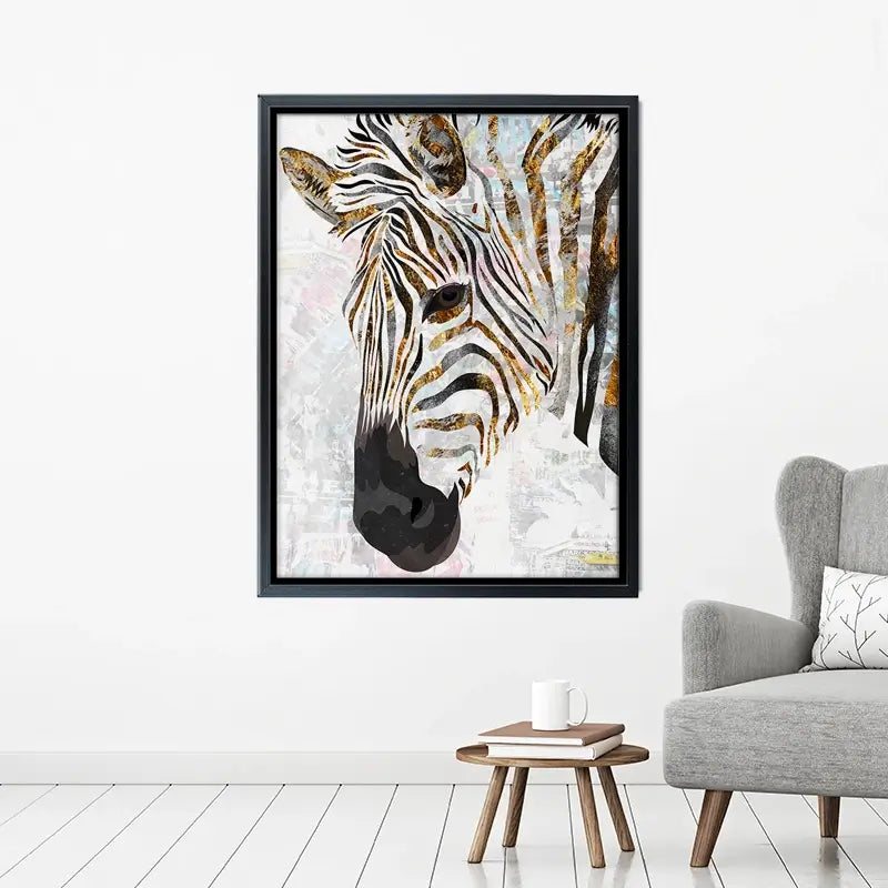 Beautiful Zebra Canvas Print