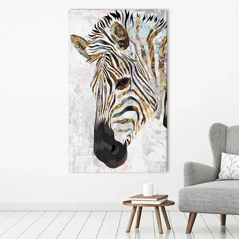 Beautiful Zebra Canvas Print