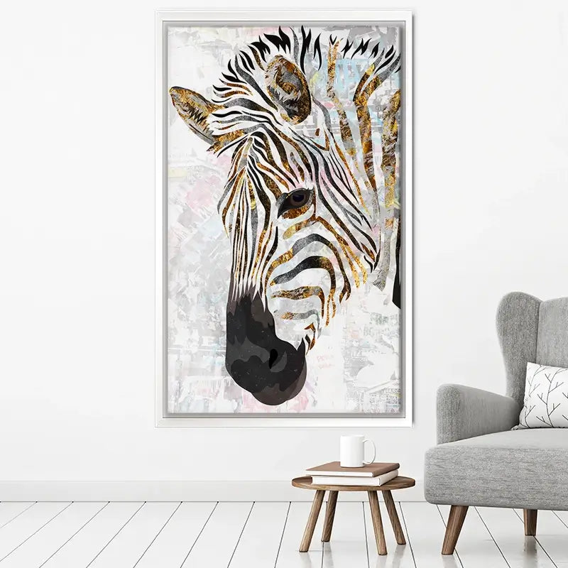 Beautiful Zebra Canvas Print