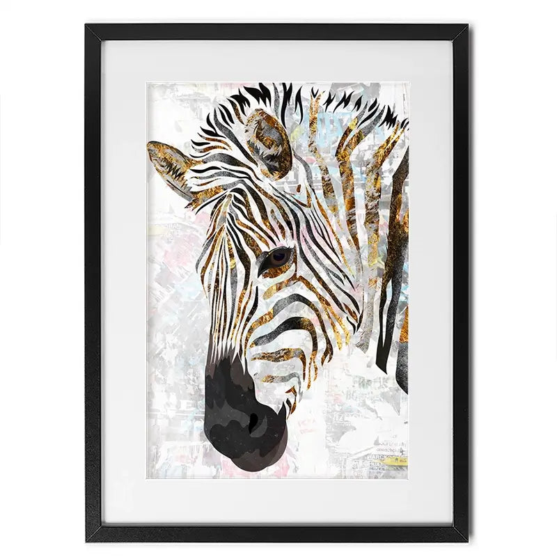 Beautiful Zebra Framed Art Print