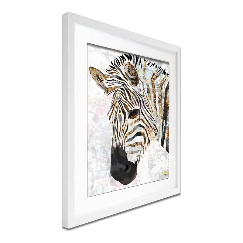 Beautiful Zebra Framed Art Print