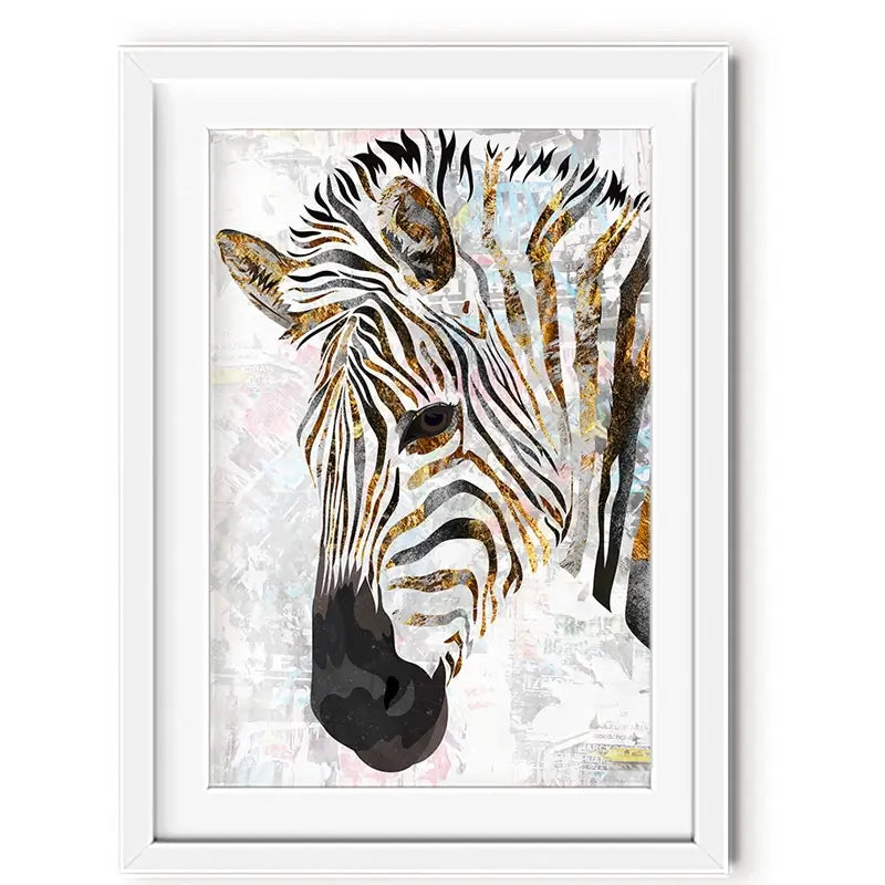 Beautiful Zebra Framed Art Print