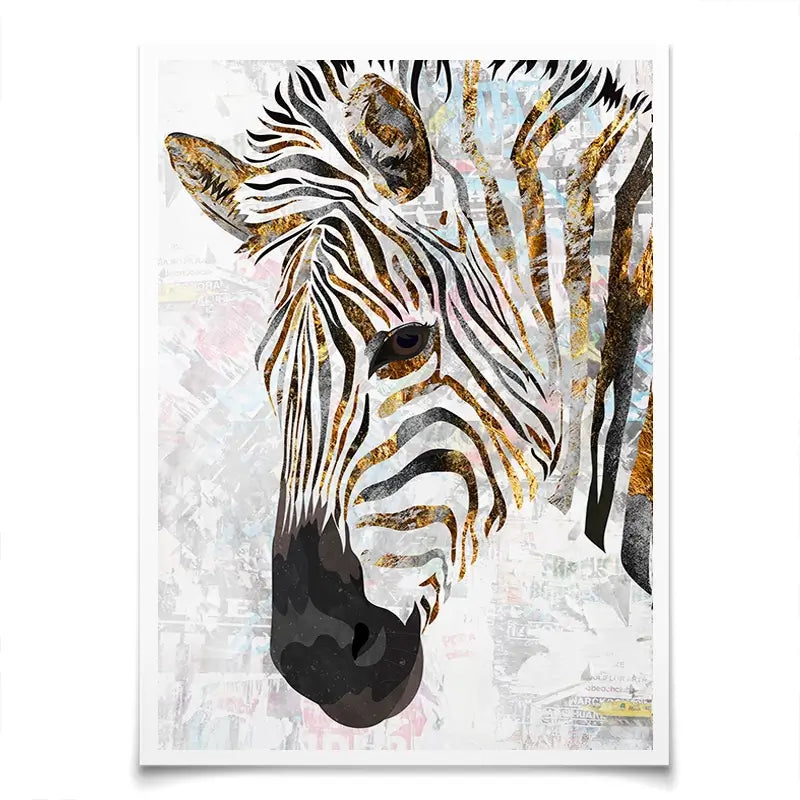 Beautiful Zebra Art Print