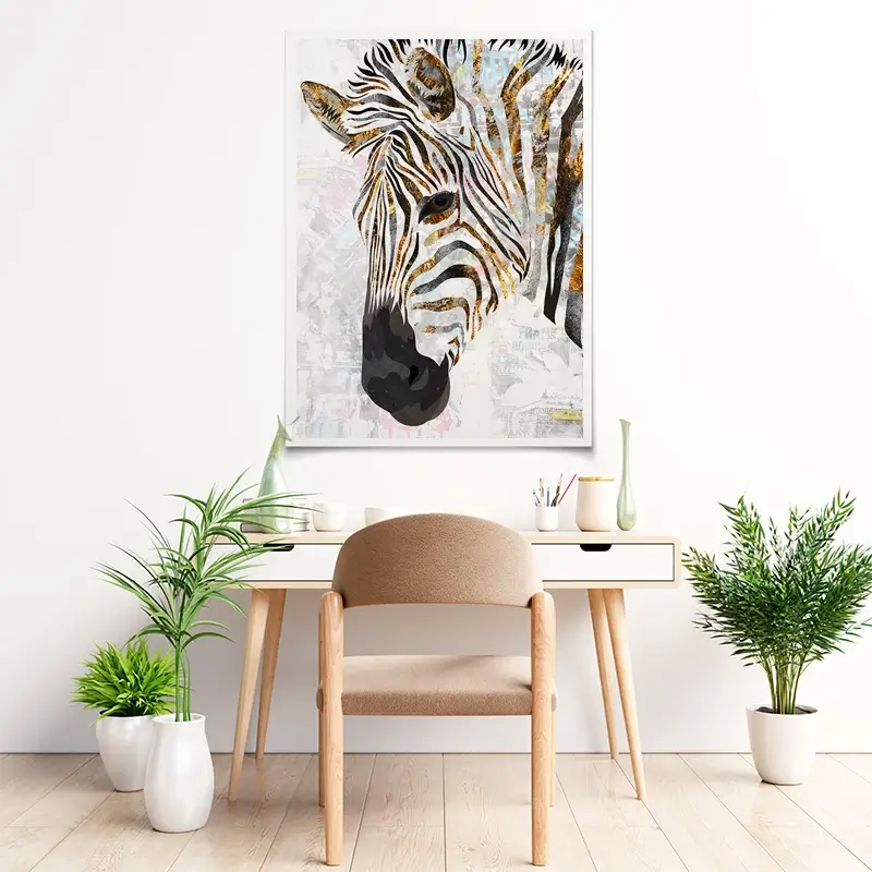 Beautiful Zebra Art Print