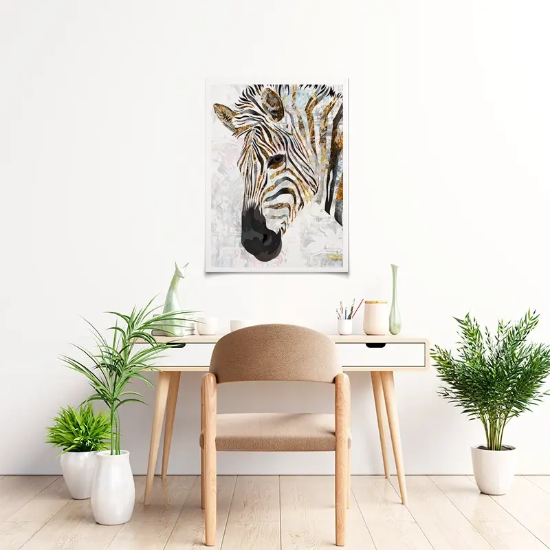 Beautiful Zebra Art Print