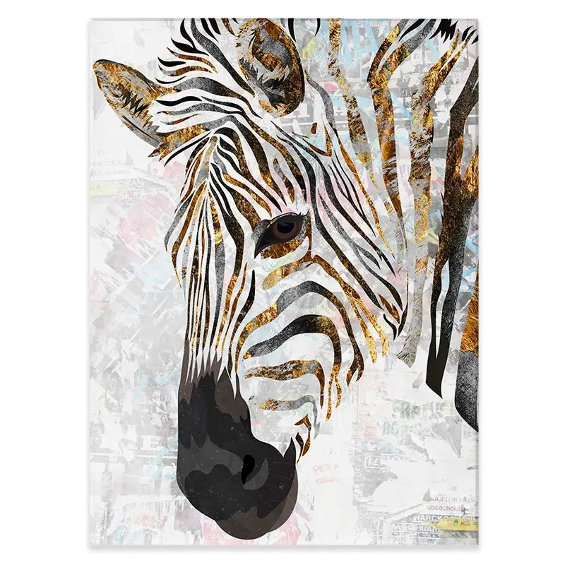 Beautiful Zebra Canvas Print