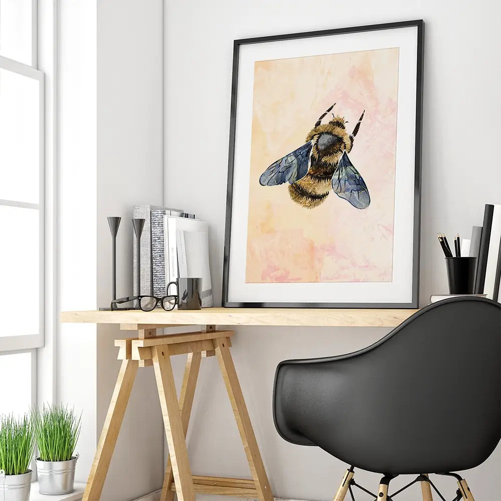 Bee-autiful Framed Art Print