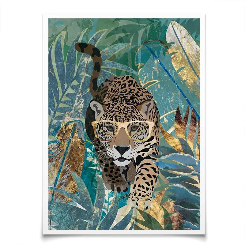 Big Cat Creeping Art Print