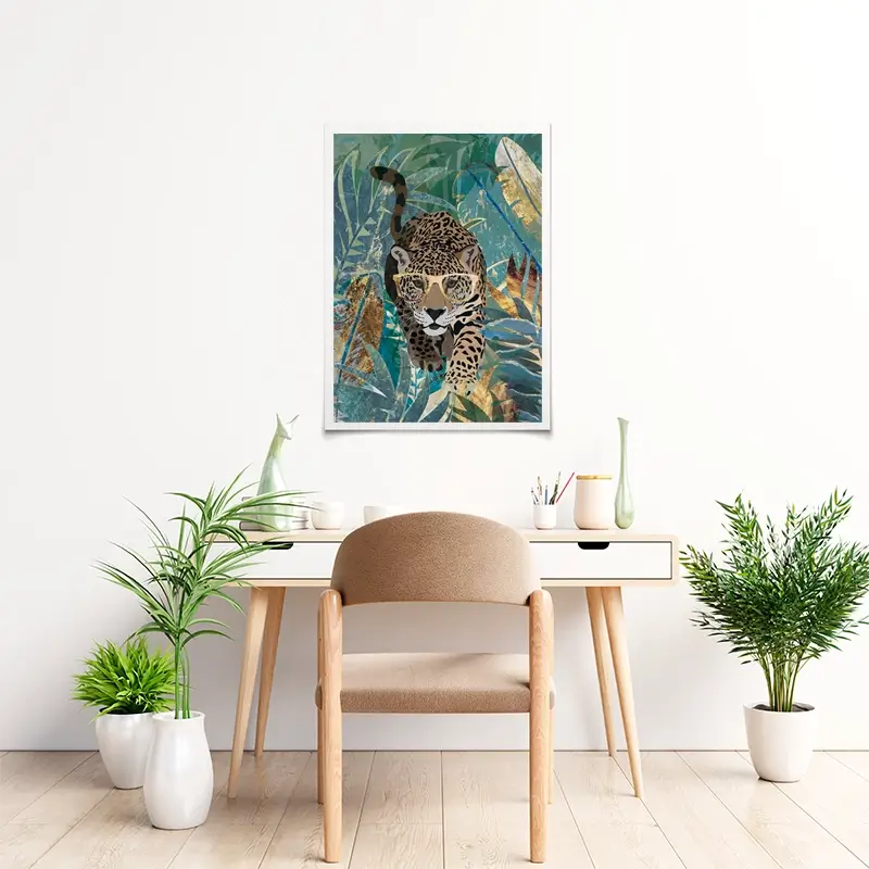 Big Cat Creeping Art Print