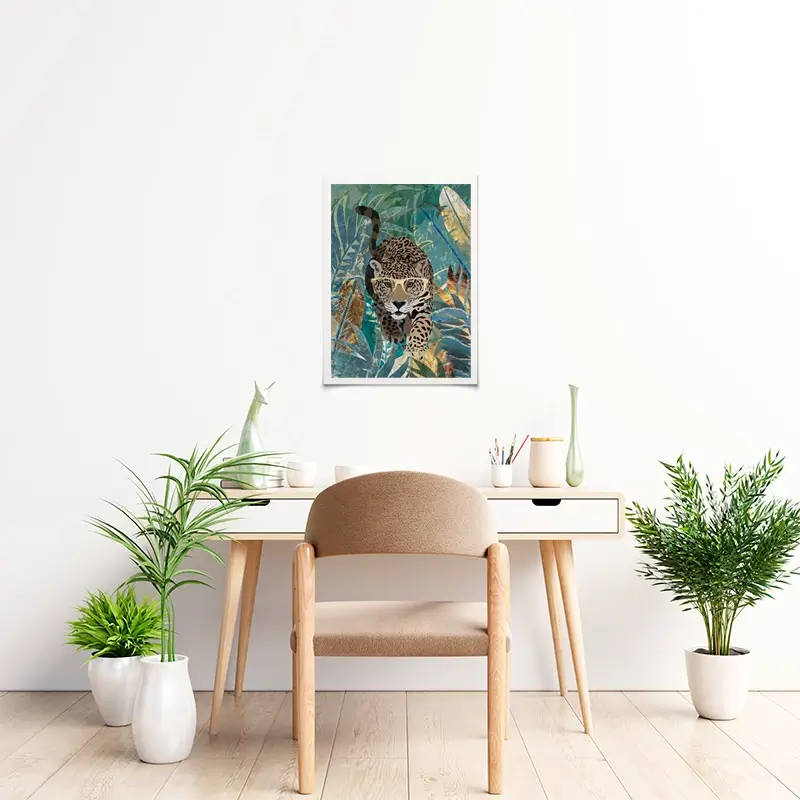 Big Cat Creeping Art Print