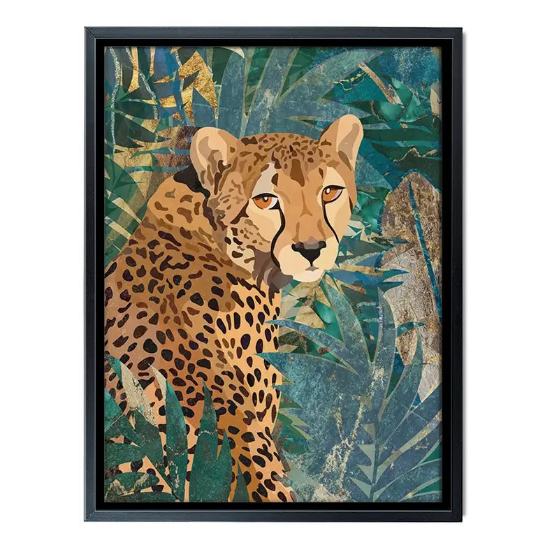 Cheetah In The Jungle Canvas Print