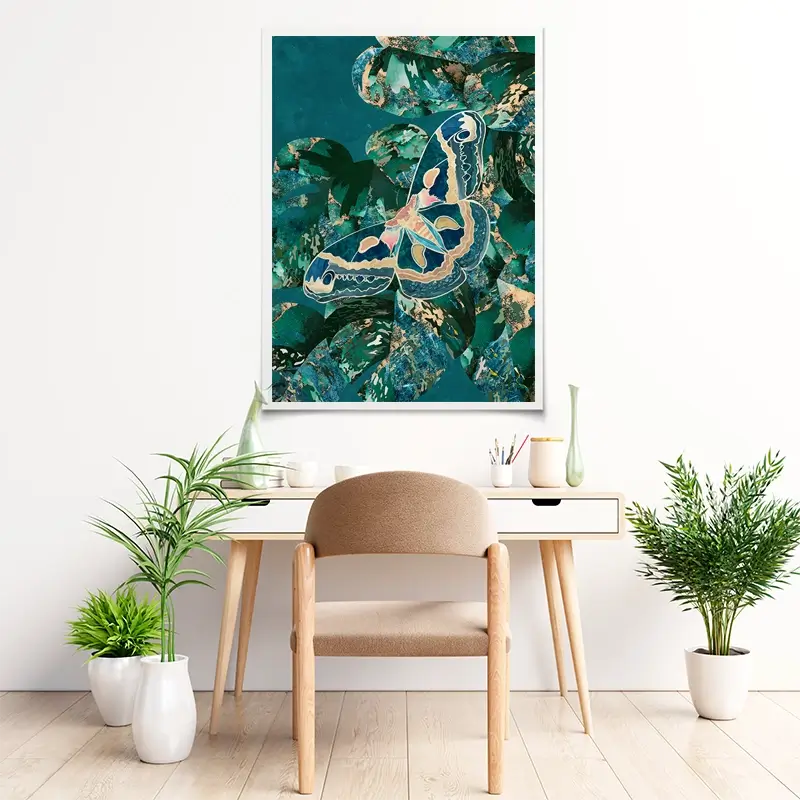 Moth Jungle Art Print