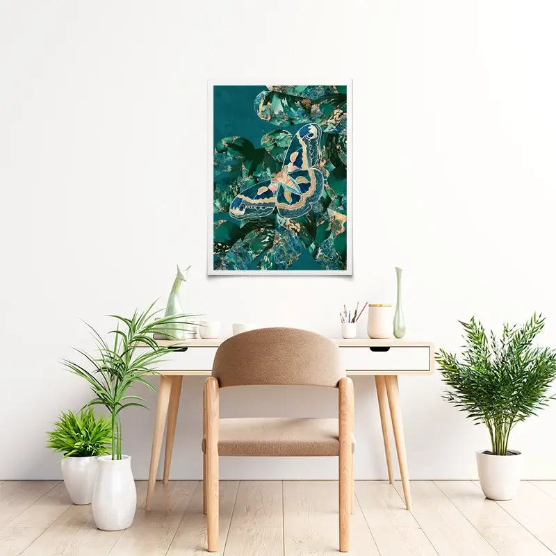 Moth Jungle Art Print