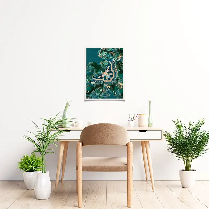 Moth Jungle Art Print