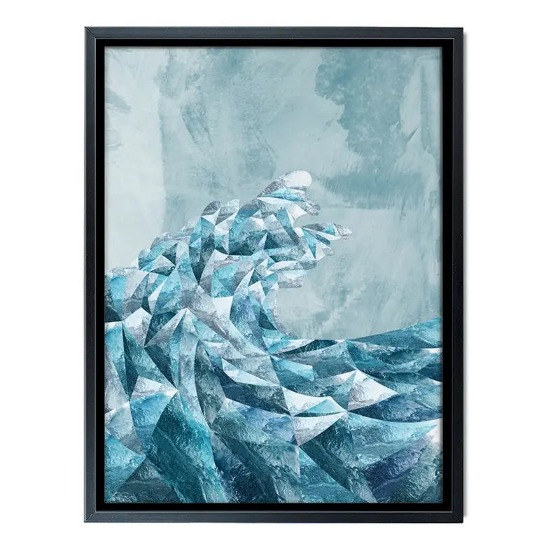 Ocean Geometric Canvas Print