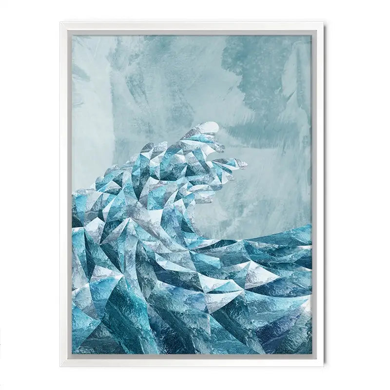 Ocean Geometric Canvas Print