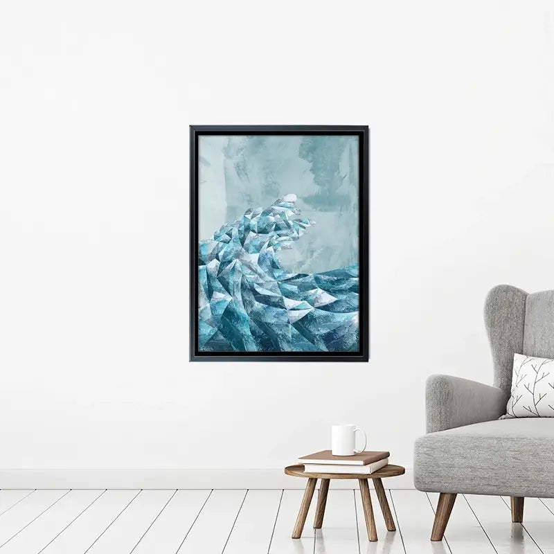 Ocean Geometric Canvas Print