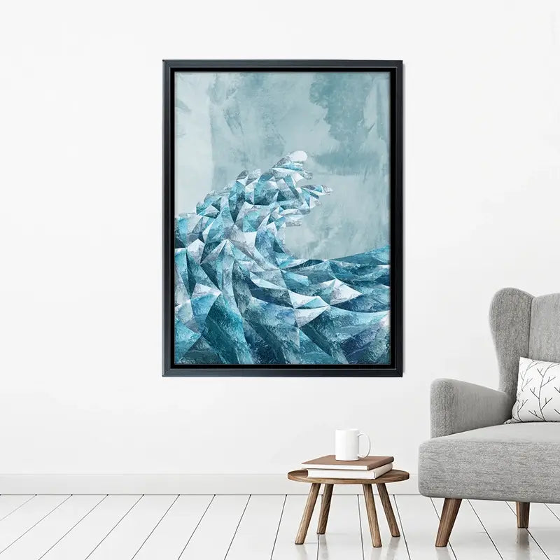 Ocean Geometric Canvas Print