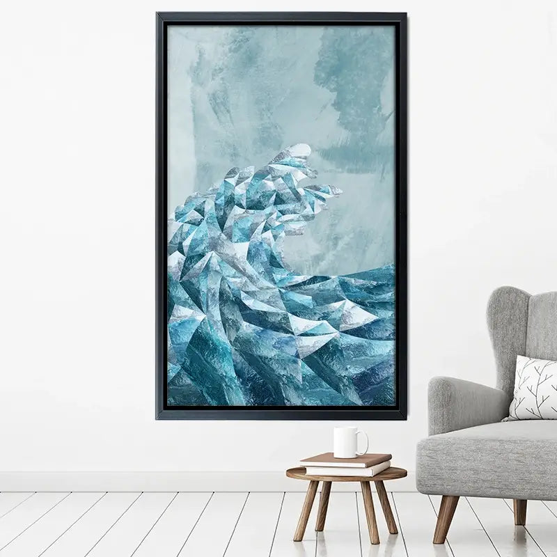 Ocean Geometric Canvas Print