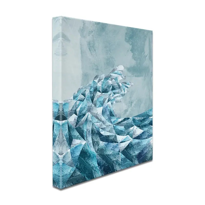 Ocean Geometric Canvas Print