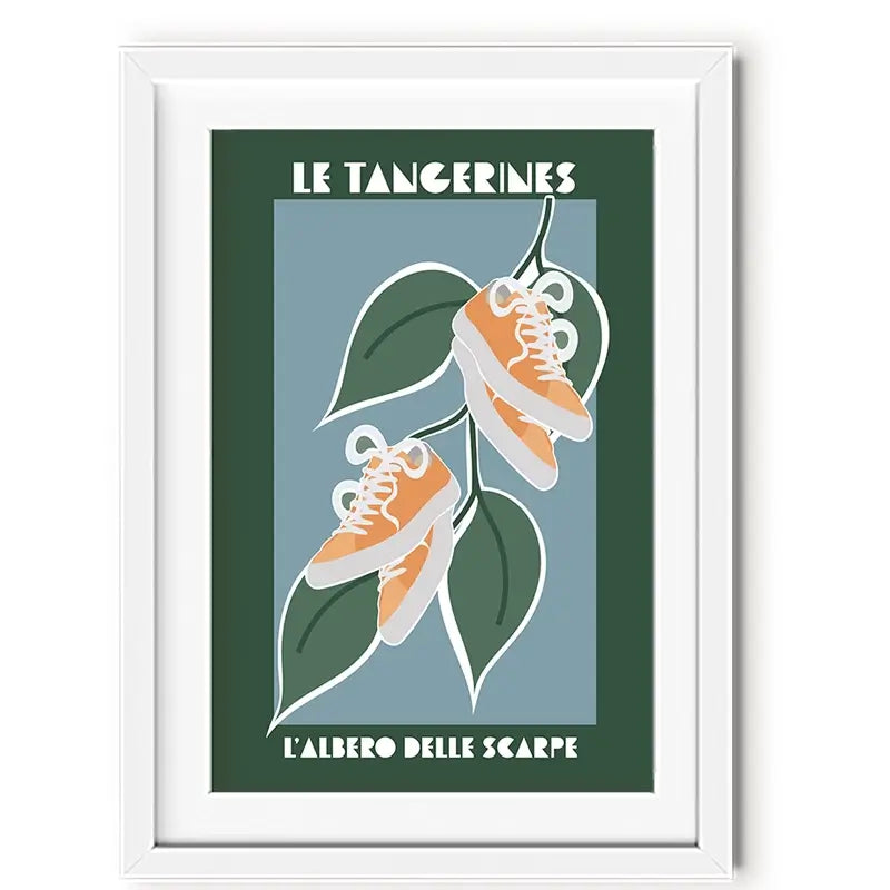 Sneakers Grow On Trees Framed Art Print