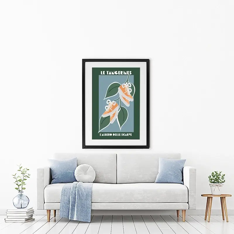 Sneakers Grow On Trees Framed Art Print