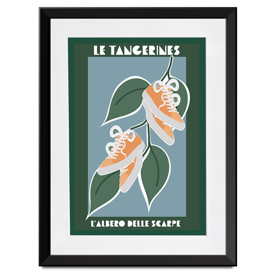 Sneakers Grow On Trees Framed Art Print