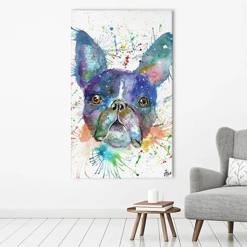 Bruno The Boston Terrier Canvas Print