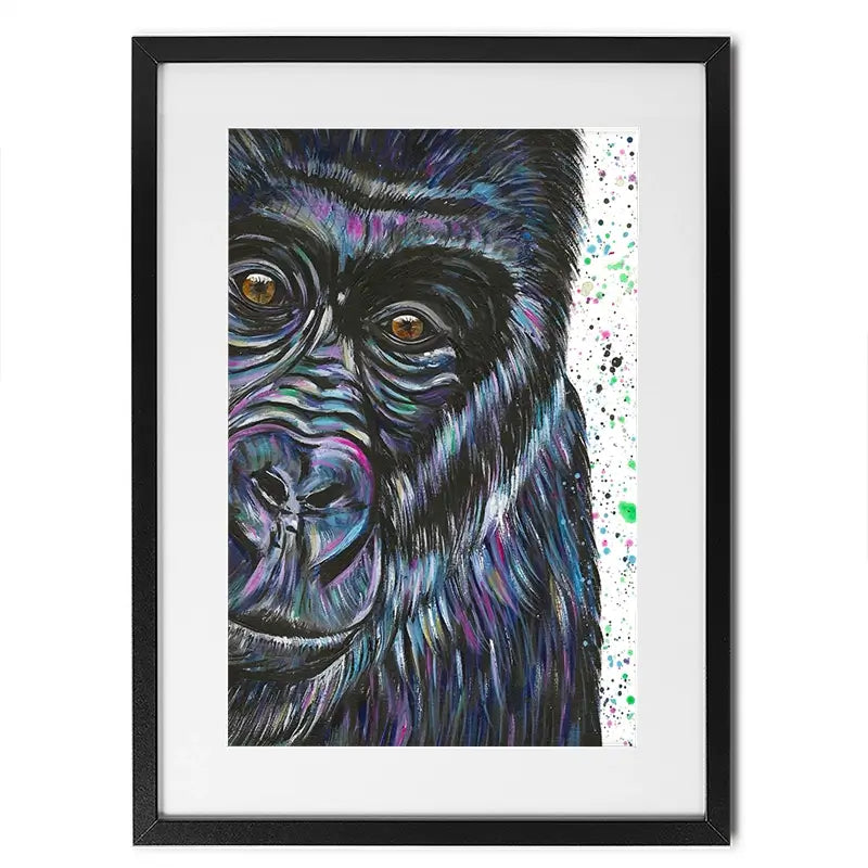 Daryl The Silverback Framed Art Print