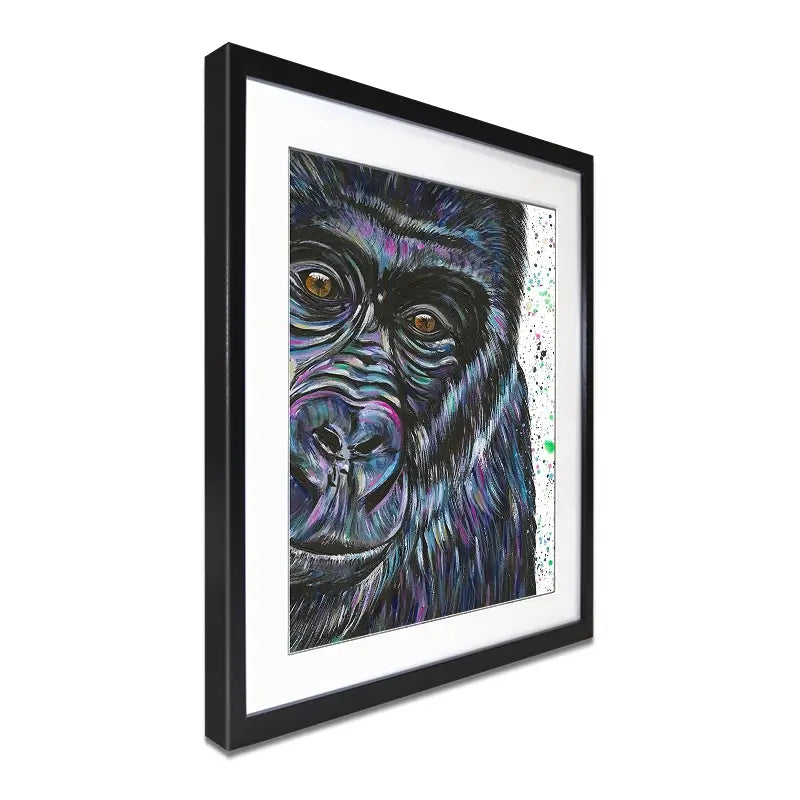 Daryl The Silverback Framed Art Print