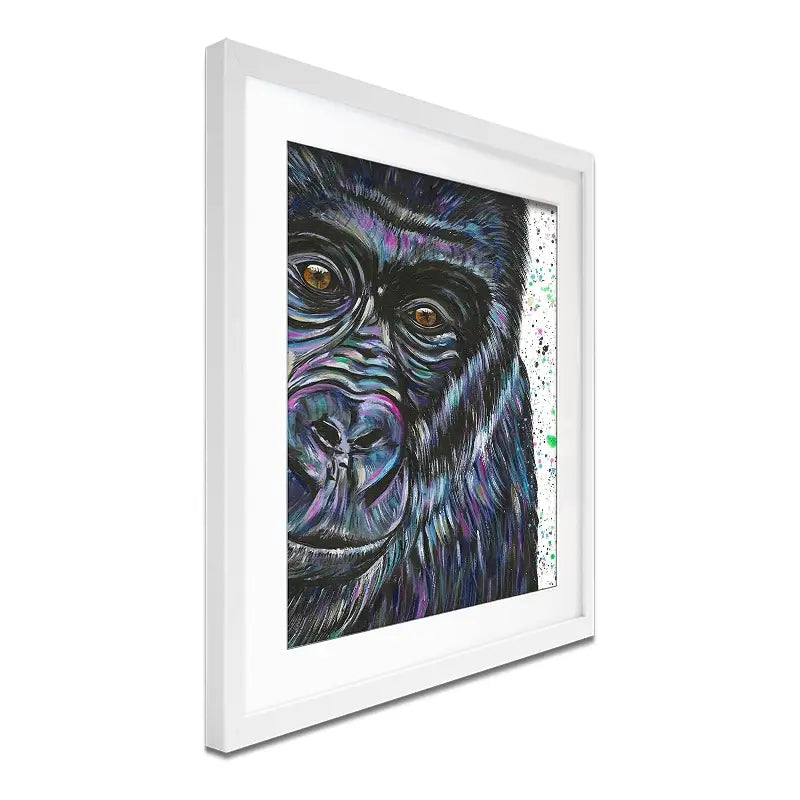 Daryl The Silverback Framed Art Print