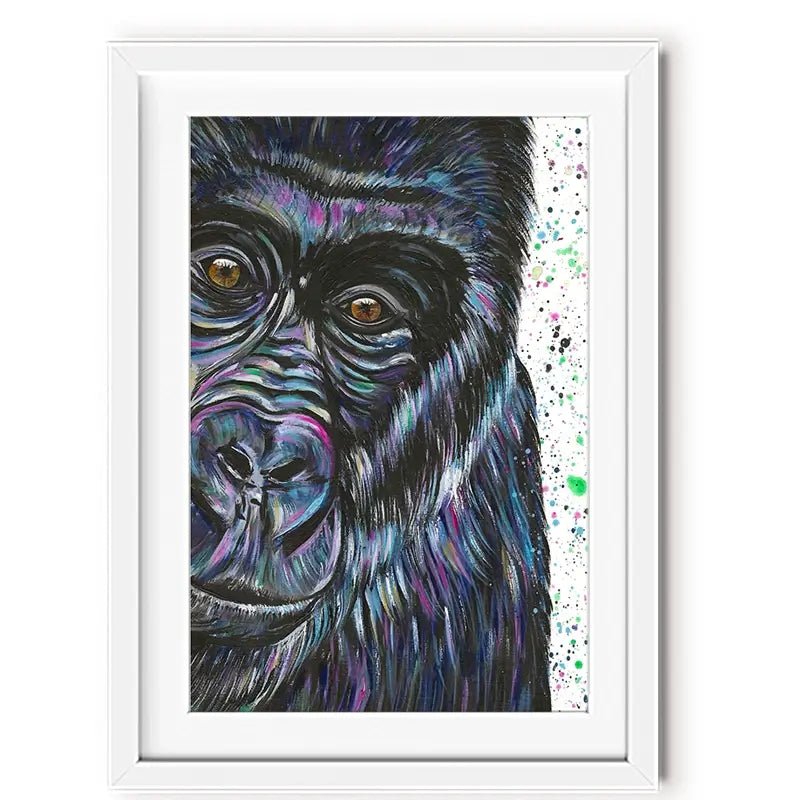 Daryl The Silverback Framed Art Print