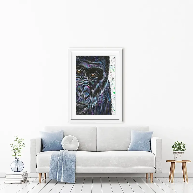 Daryl The Silverback Framed Art Print