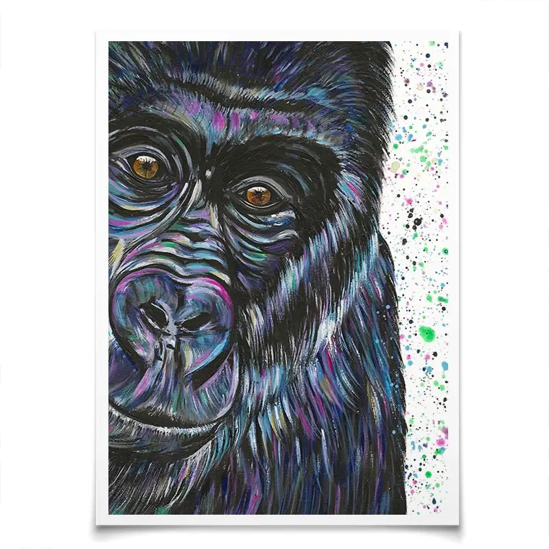 Daryl The Silverback Art Print