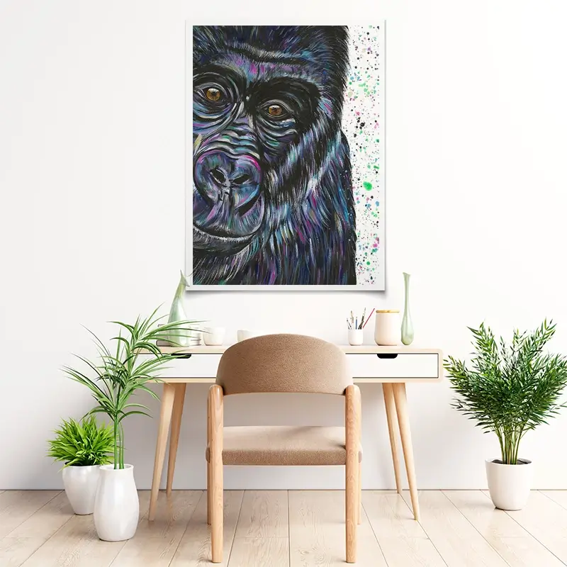 Daryl The Silverback Art Print