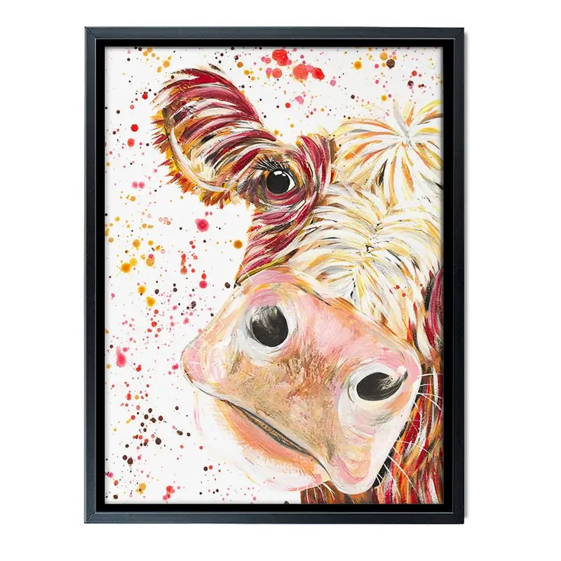 Caleb Cow Canvas Print