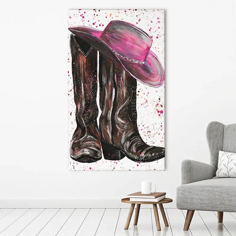 Cowgirl Canvas Print