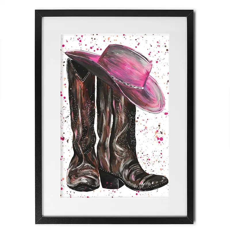 Cowgirl Framed Art Print