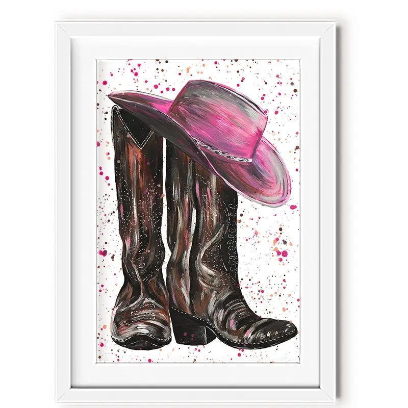 Cowgirl Framed Art Print