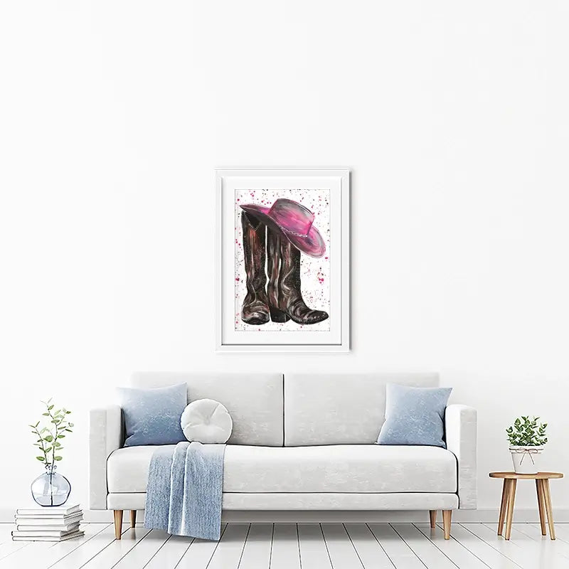 Cowgirl Framed Art Print