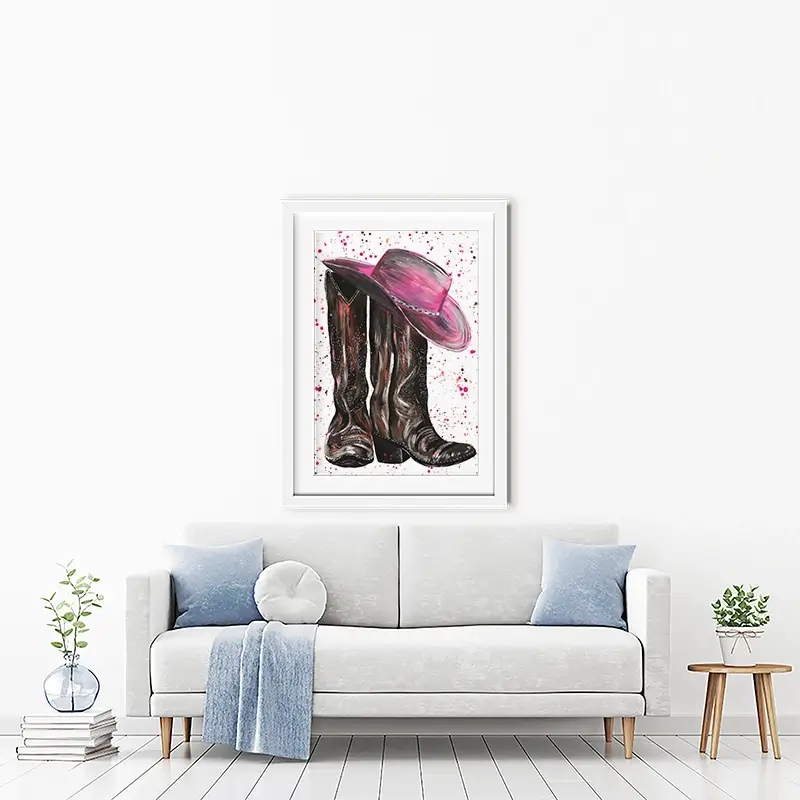 Cowgirl Framed Art Print