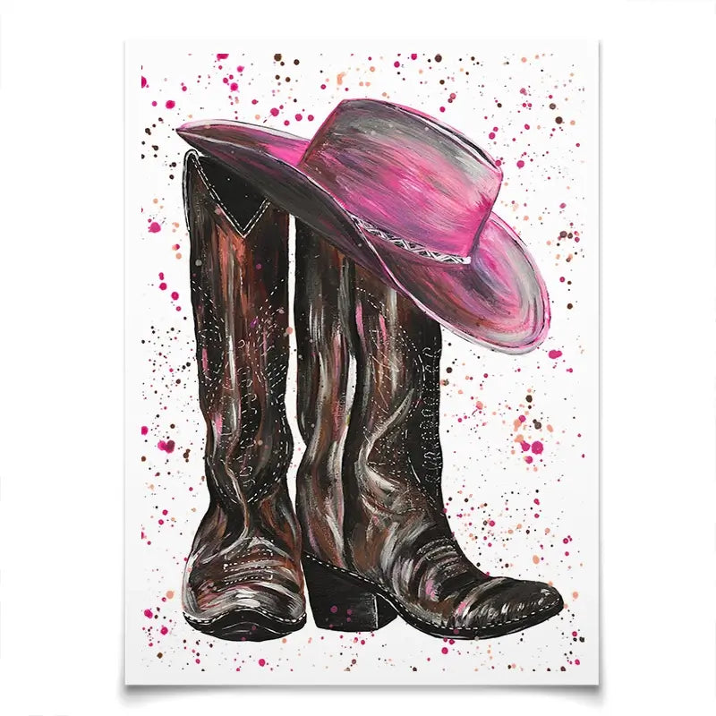 Cowgirl Art Print